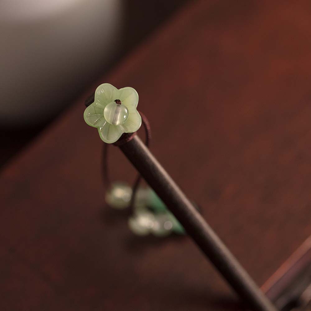 Trâm cài tóc bằng gỗ phong cách Trung Hoa cổ điển quý phái dành cho nữ