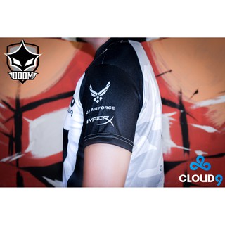 Áo thun team C9 trắng đen 2019