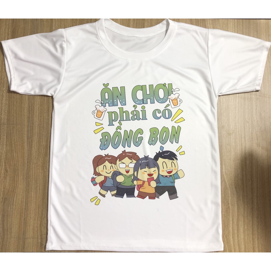 Áo in hình theo yêu cầu, đồng phục, áo lớp