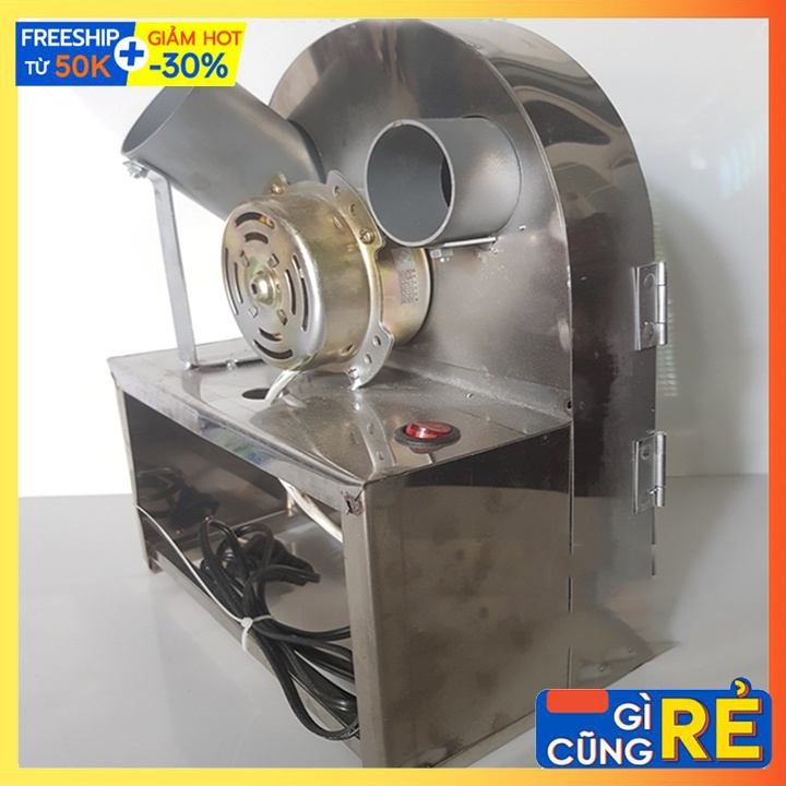 Máy thái hành tỏi, thái lát sung sả bằng mô tơ điện inox không rỉ