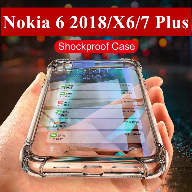 Ốp lưng Nokia thiết kế chống sống siêu mỏng cho điện thoại 6 2018/X6/7 Plus