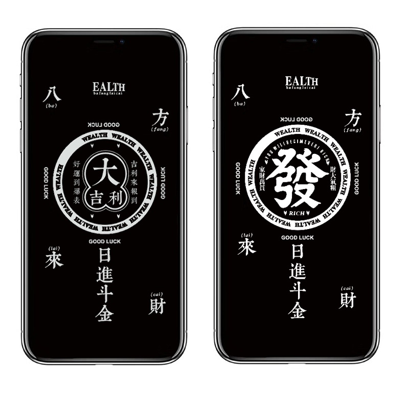 Kính Cường Lực Bảo Vệ Màn Hình Toàn Diện Chống Trầy Xước Họa Tiết Hoạt Hình Cho iPhone 13 12 11 X XS XR Pro Max