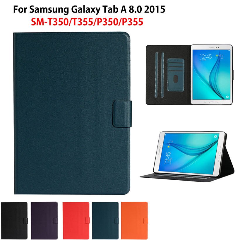 Ốp Bảo Vệ Máy Tính Bảng Kèm Giá Đỡ SM-P355 Cho Samsung Galaxy Tab A 8.0 2015 SM-T350 T355 SM-T355 SM-P350 P355