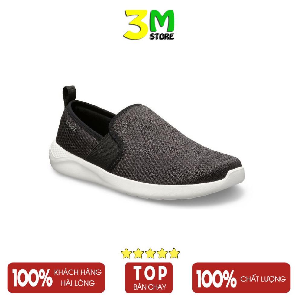 Giày nam Slipon Mesh CR thể thao, chất liệu vải mềm, thời trang công sở, đi chơi dã ngoại, mix quần jean, khaki ZE