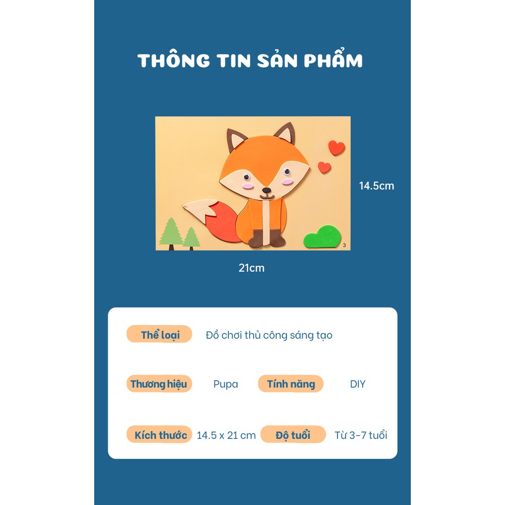 Tranh dán ghép hình 3D - Tăng tính sáng tạo cho trẻ em