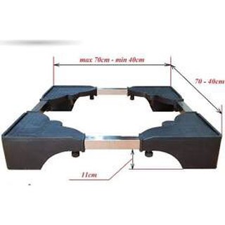 [Trụ Bê Tông] Chân Kệ Kê Máy Giặt - Tủ Lạnh - Chân Đế Chống Rung Lắc Chịu Tải 400 Kg
