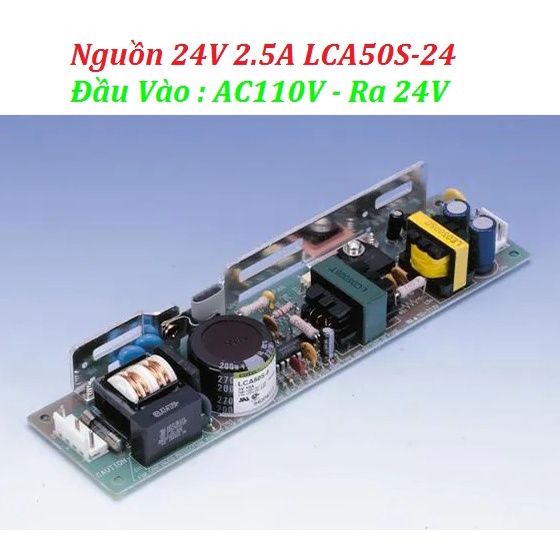 [Nguồn 110V Sang 24V] Nguồn 24V 2.5A 60W LCA50S-24