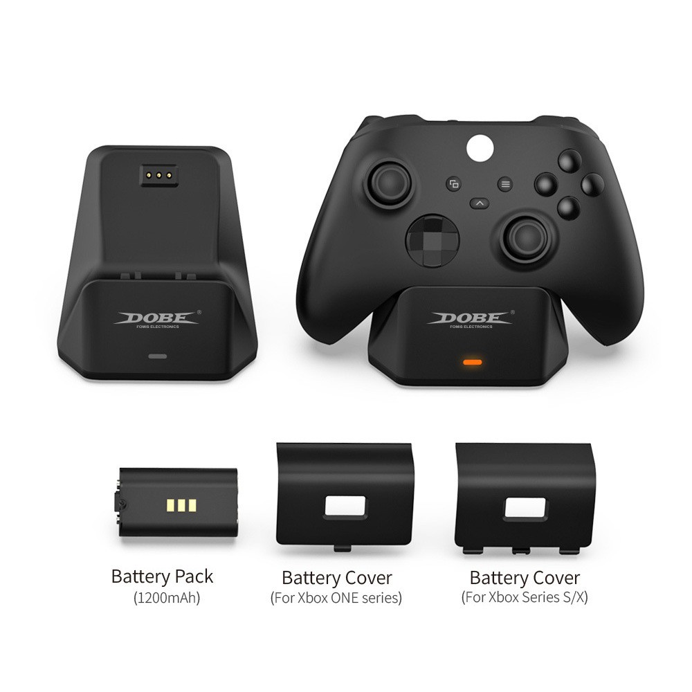 Bộ Dock Sạc Nhanh Tay Xbox Series X, Xbox One Kèm Pin Sạc Hàng Chính Hãng Dobe