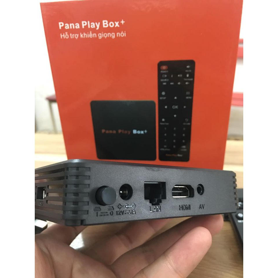 Androibox PANA PLAY BOX+ ram 4G -  Tặng chuột không dây cao cấp - biến tivi thường thành tivi thông minh - bảo hành 18th