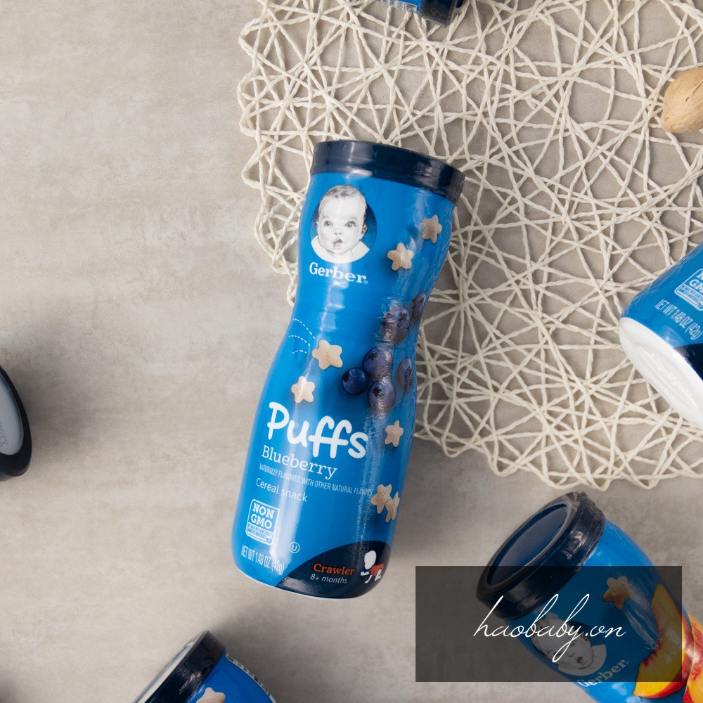 Bánh Gerber Puffs sao ăn dặm cho bé