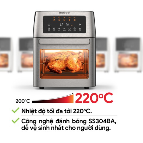 Nồi Chiên Không Dầu 2GOOD Vortex S-18 Air Fryer Oven (15L) - Bảo hành tại hãng