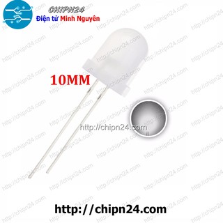 Led 10mm vỏ đục ra trắng