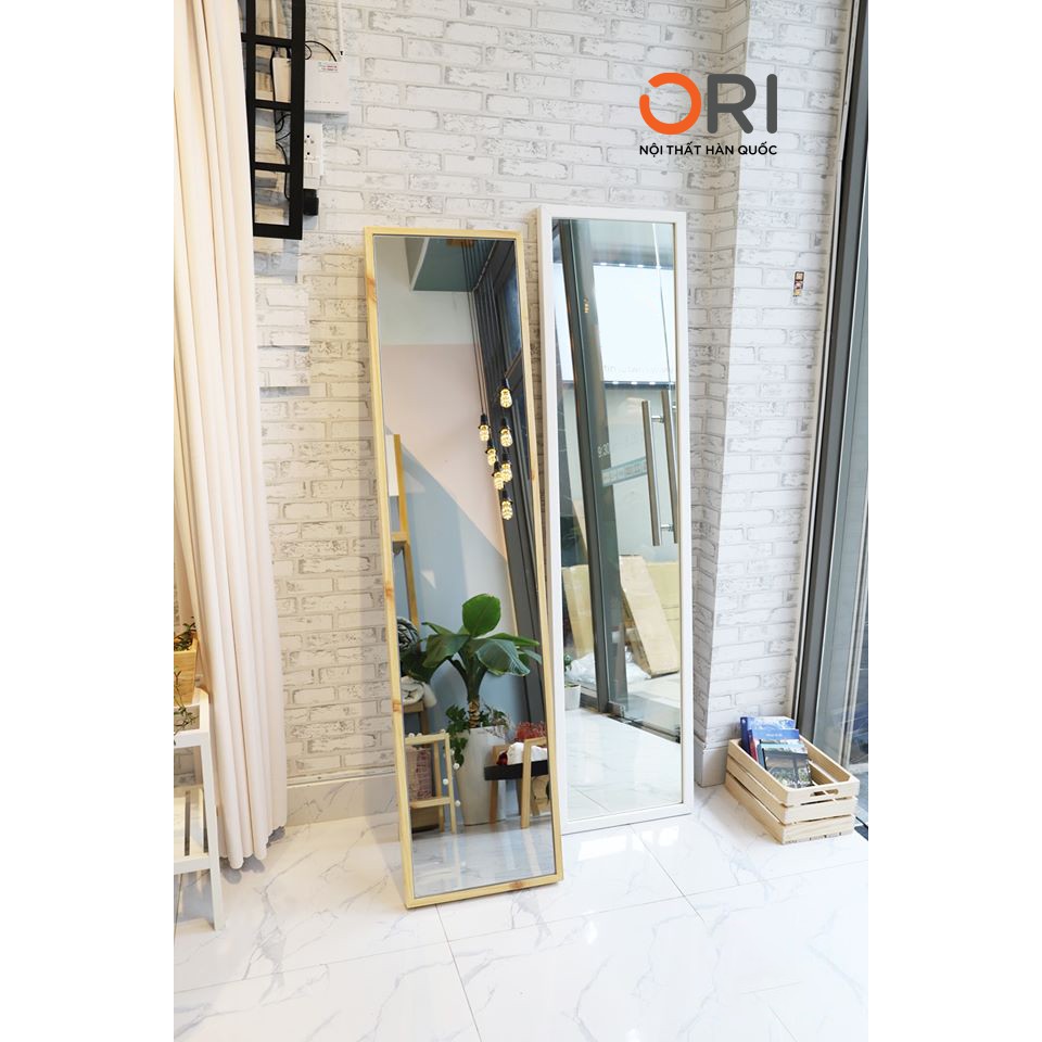 Gương Soi Toàn Thân Khung Gỗ Có Chân Tự Đứng Size 40 - STANDING MIRROR - ORI NỘI THẤT HÀN QUỐC