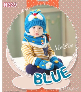 Set mũ len và khăn choàng cổ