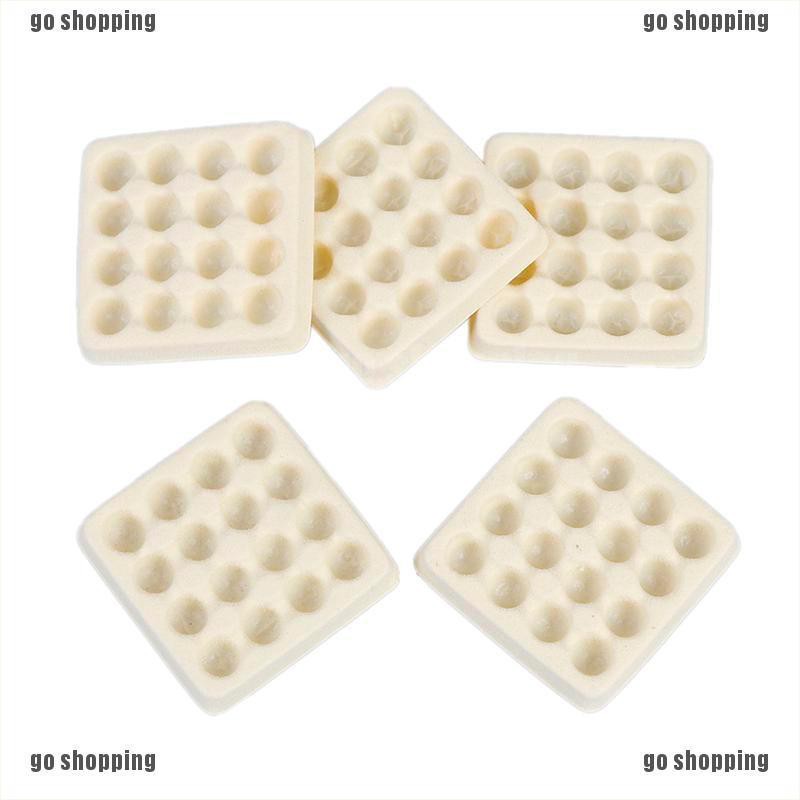 {go shopping}5 Pcs Dollhouse toy model miniature food playing mini empty egg tray