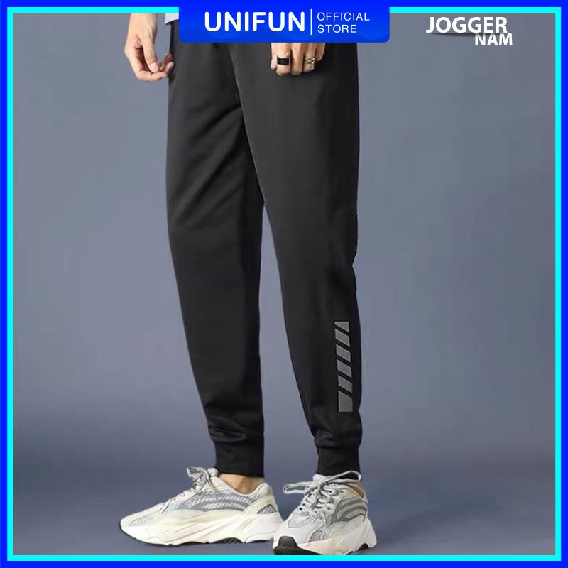 Quần thun nam UNIFUN mã TT58-W thể thao đẹp phong cách jogger bó ống Hàn Quốc dài mùa hè