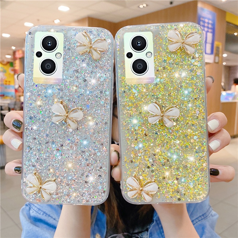 Ốp Điện Thoại Mềm Trang Trí Hình Bướm 2022 Cho OPPO Reno7 Z 5G Reno8 Z 5G OPPO Reno7 5G OPPOReno8Z
