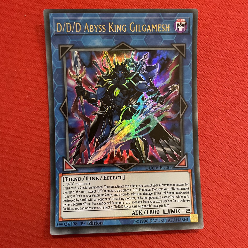 [EN-DE][Thẻ Bài Yugioh Chính Hãng] D/D/D Abyss King Gilgamesh