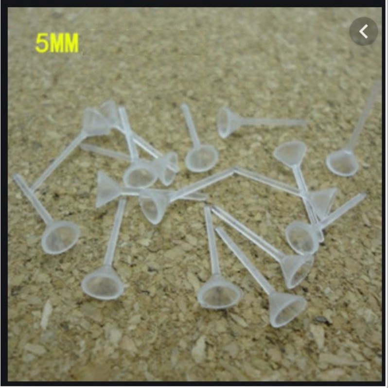 10-20 chốt móc đuôi làm hoa tai handmade