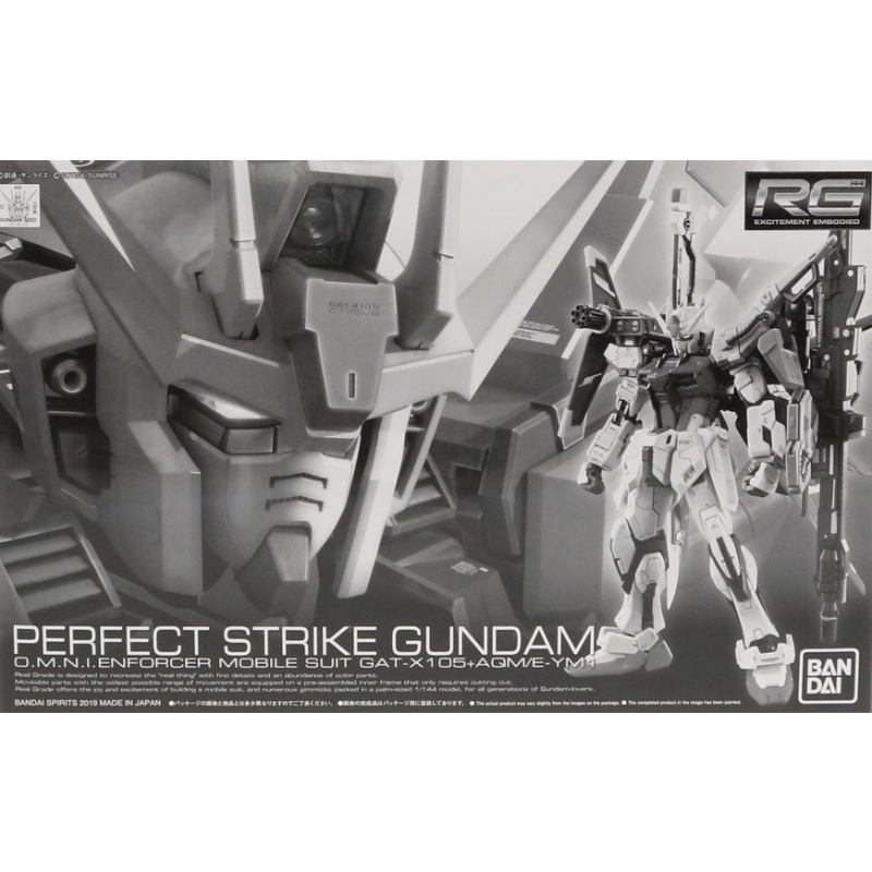 MÔ HÌNH LẮP RÁP RG 1/144 PERFECT STRIKE GUNDAM [P-BANDAI] 4573102580863