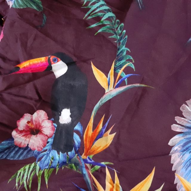 Vải thô cotton họa tiết