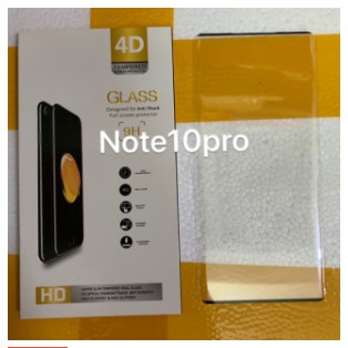 Kính cường lực Samsung Galaxy Note 10 Pro 4D Full keo viền