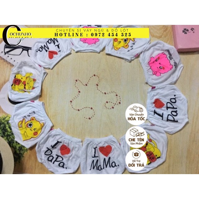 ♥️[Q11.HCM]♥️ Combo 10 Quần chip chục mông thú cho bé -  CÔ CHỦ NHỎ CHUYÊN SỈ