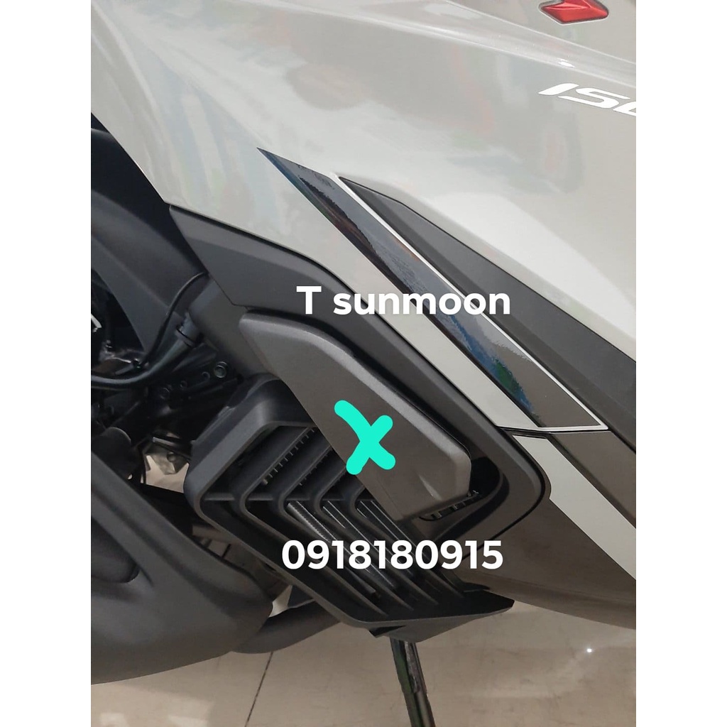 Cần để chân sau đen mờ sh 300i sh 350i sh việt 2012 đến 2022 honda miếng nhôm đen mờ