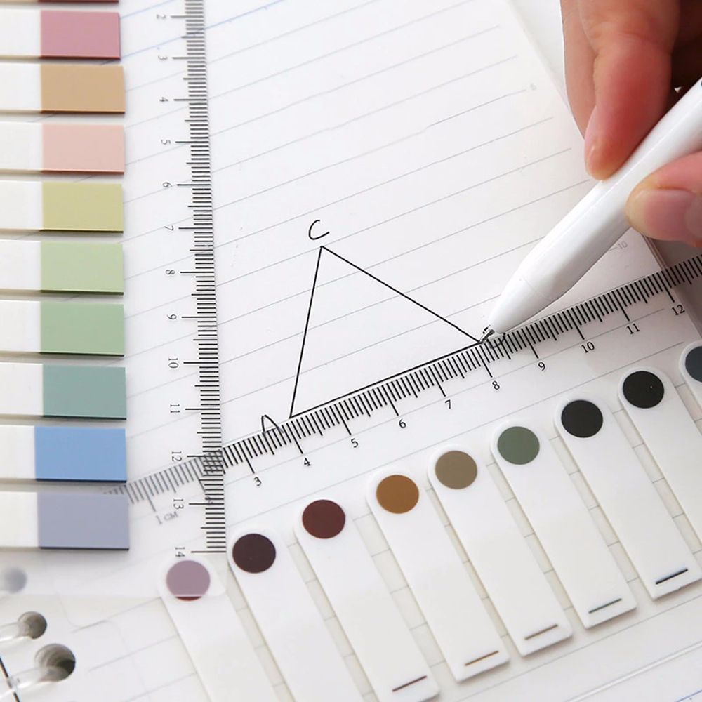 Set 200 Miếng Dán Ghi Chú Nhiều Màu Sắc Tiện Dụng