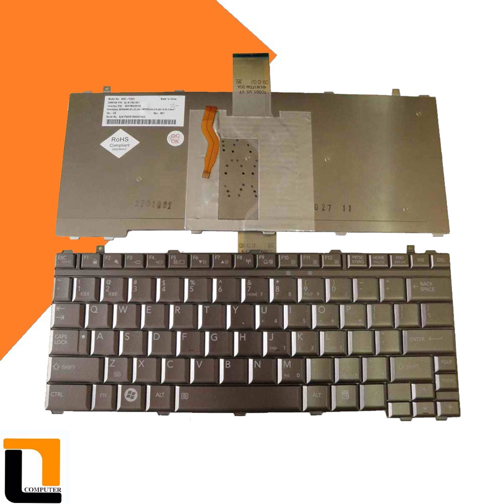 BÀN PHÍM LAPTOP TOSHIBA SATELLITE E100,E105 CÓ ĐÈN