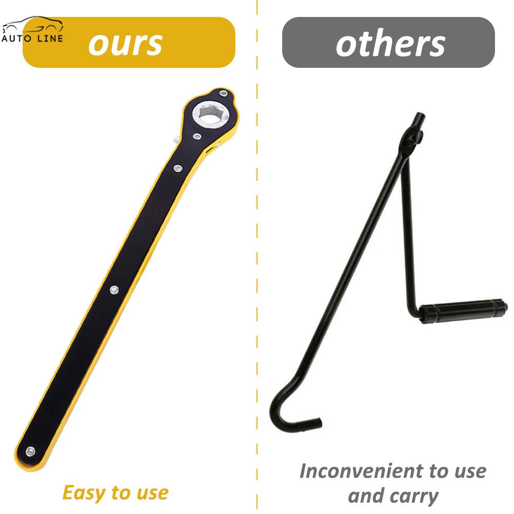 Cờ Lê Kích Bánh Xe 360° Chìa Vặn Có Khớp Khuyên Phillips/Hexagonan-MO1-Sshc8967 Chuyên Dụng