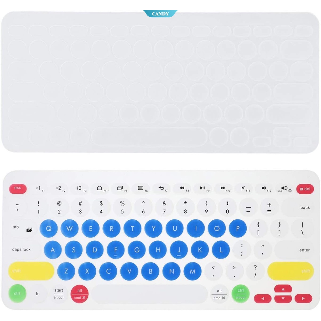 Tấm phủ bảo vệ bàn phím bằng TPU silicone cho bàn phím cơ không dây Logitech K380 nhiều màu lựa chọn