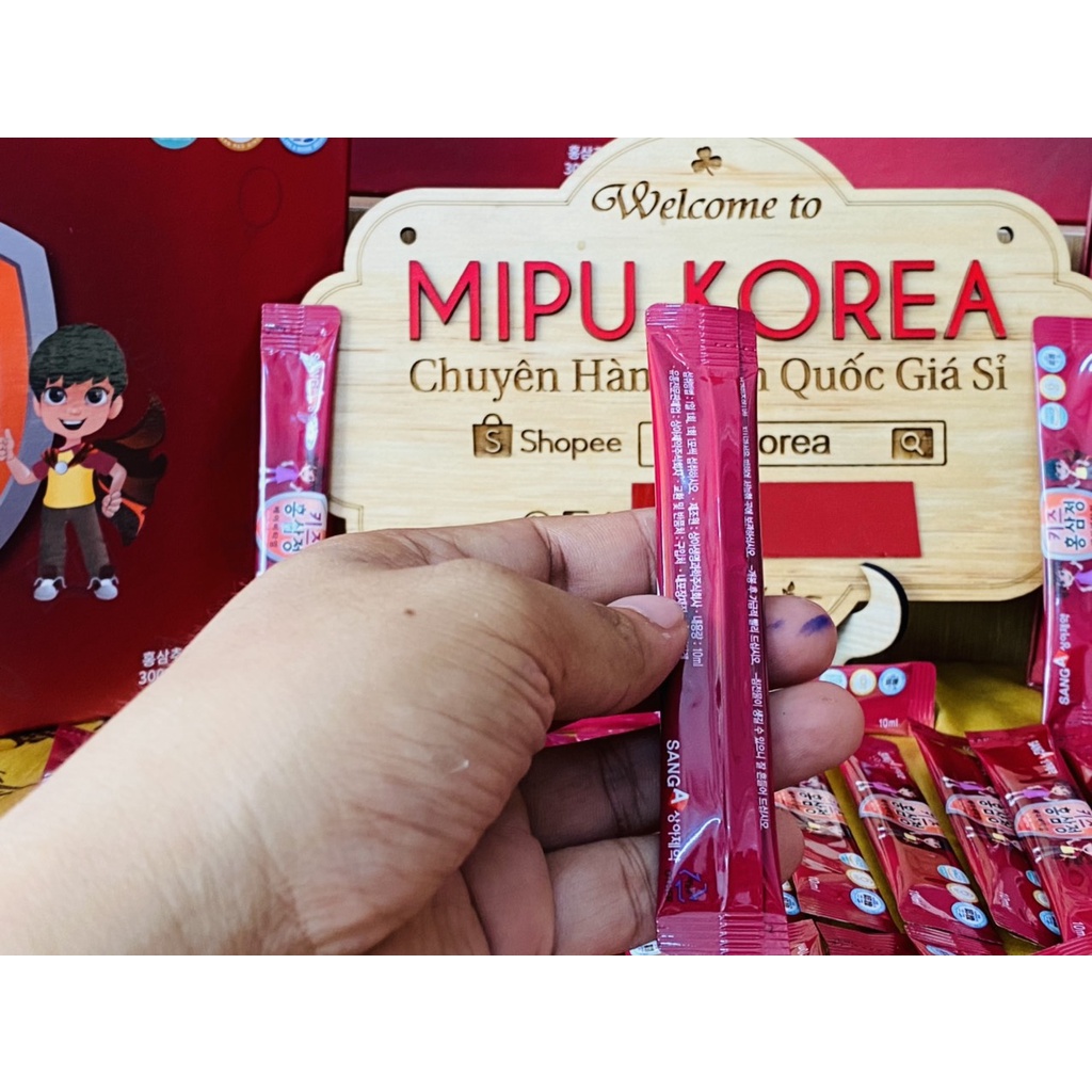 Nước Hồng Sâm Baby SangA  Hàn Quốc Hộp 30 gói x 10 ml | BigBuy360 - bigbuy360.vn