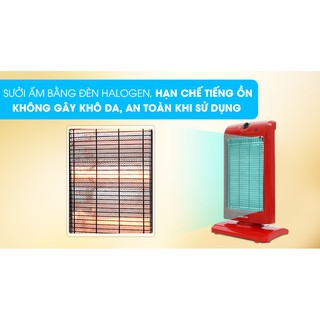 Quạt sưởi halogen Sunhouse SHD7016