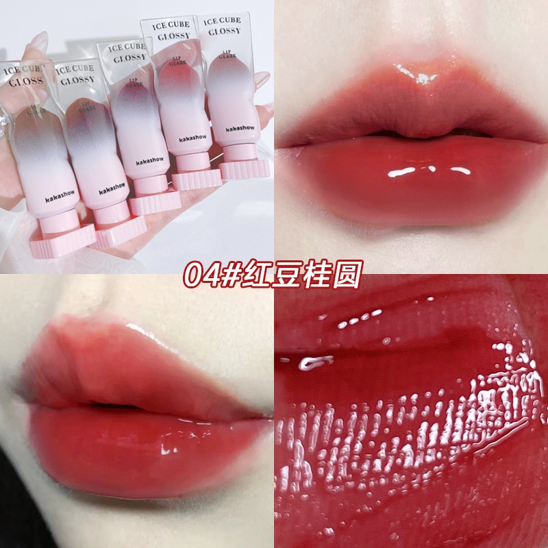 Kakashow Son Kem Hiệu Ứng Gương Dưỡng Ẩm Không Dính Thành Cốc