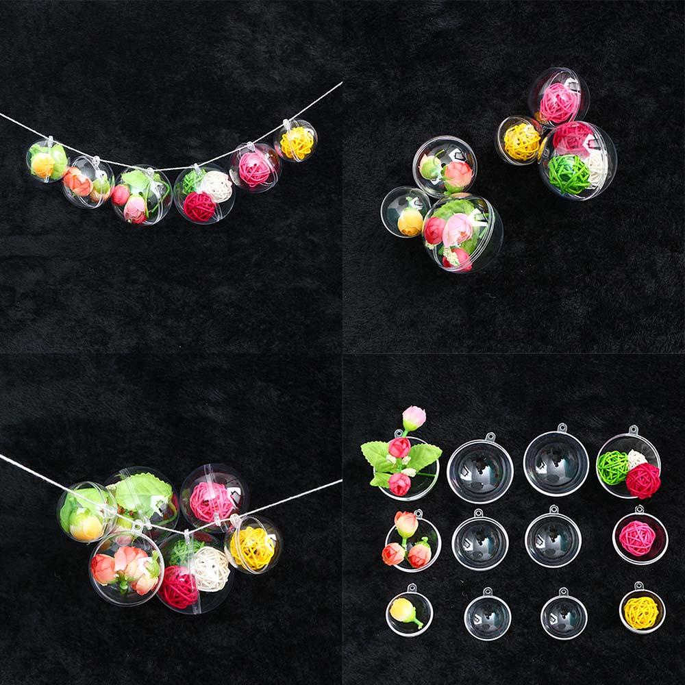 1 / 20 Hộp Đựng Kẹo Trong Suốt Dùng Trang Trí Tiệc Cưới