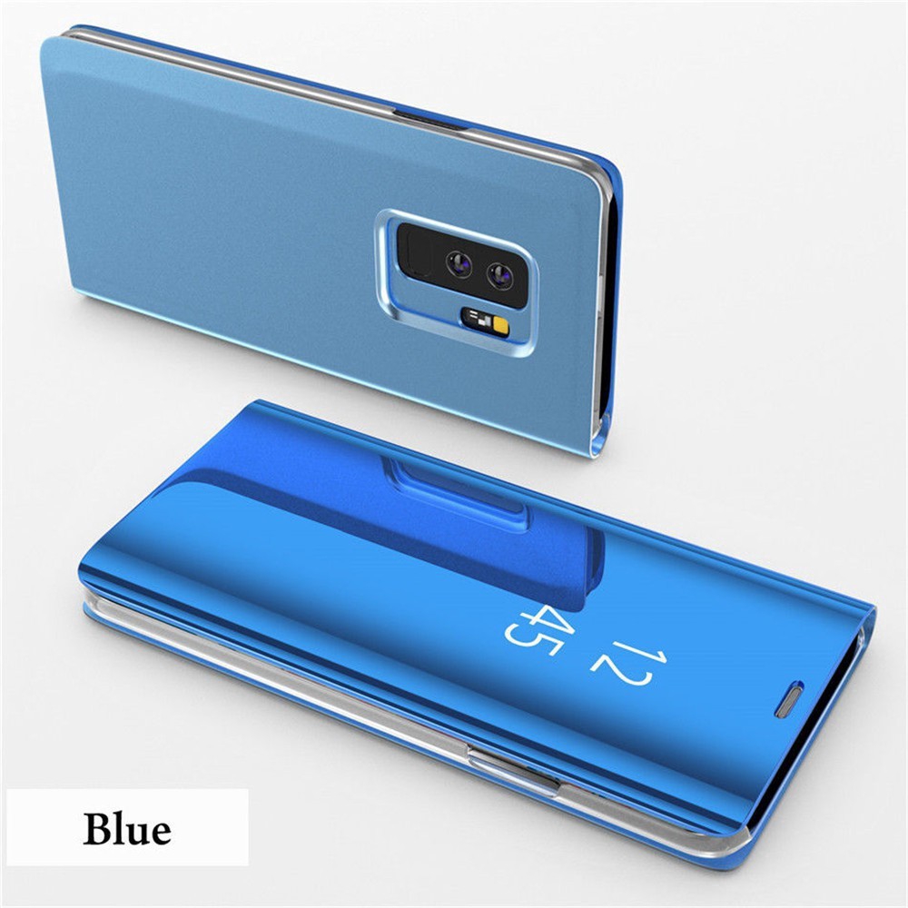 Bao da điện thoại mặt tráng gương chất lượng cao cho Samsung Galaxy S8 S9 Plus S6 S7 Edge
