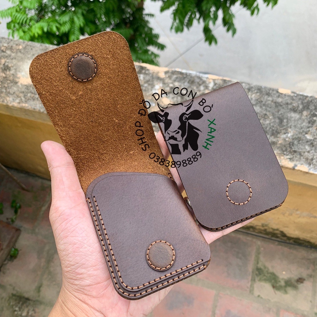 Ví Sen da bò thật handmade