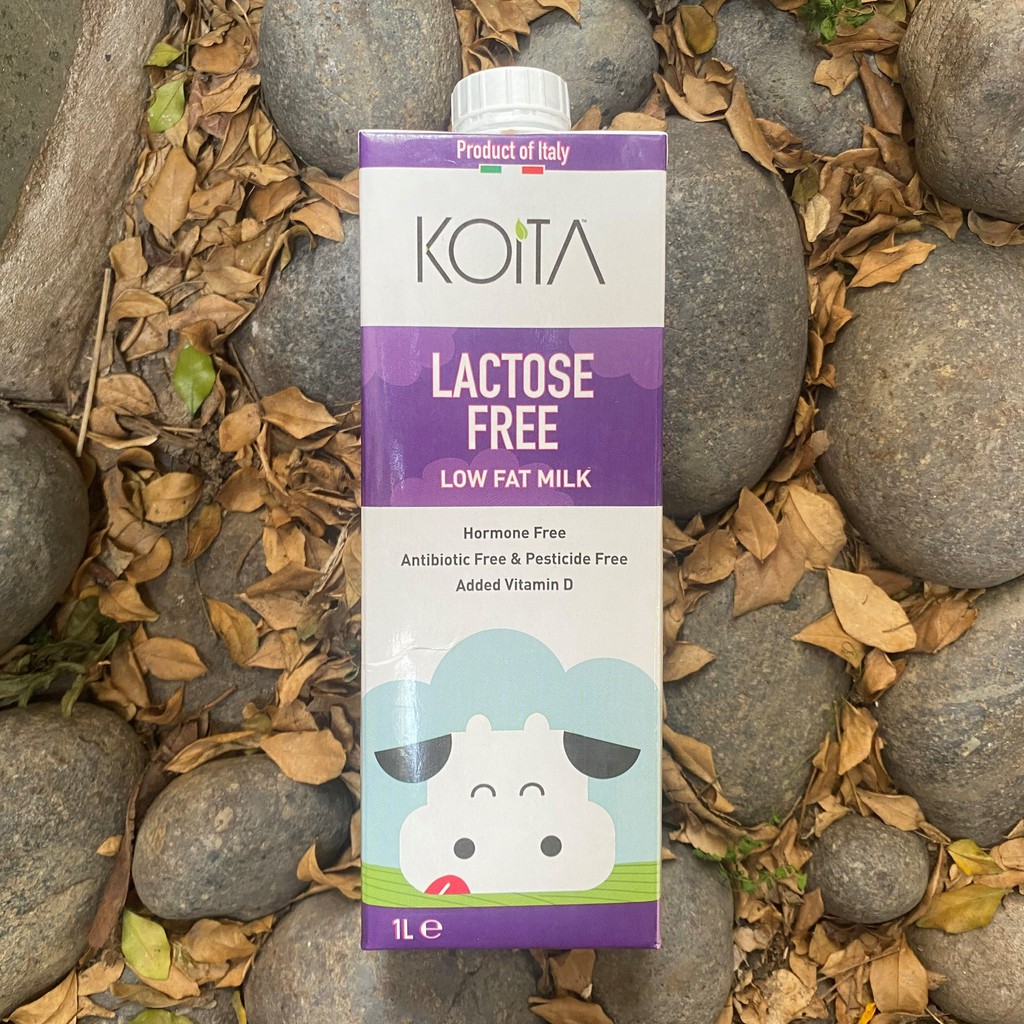 Sữa bò không lactose ít béo Koita