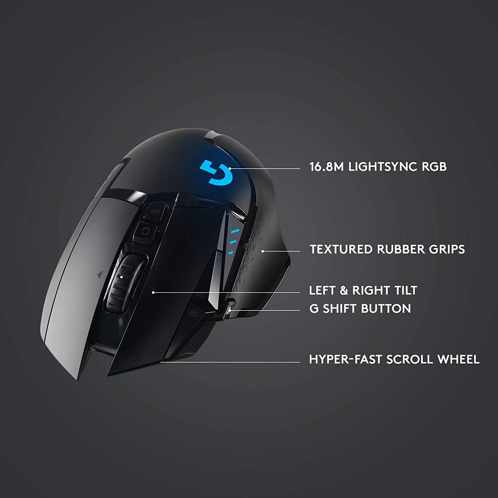 Original Logitech G502 LIGHTSPEED wireless gaming mouse 2.4 GHz 25600 DPI RGB HERO 25K sensor