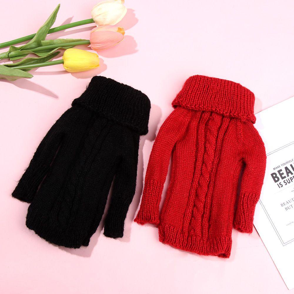 Áo Sweater Dệt Kim Màu Cầu Vồng Cho Búp Bê