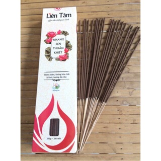 Nhang sen liên tâm 100% thiên nhiên - hộp 29cm - hộp 200gr