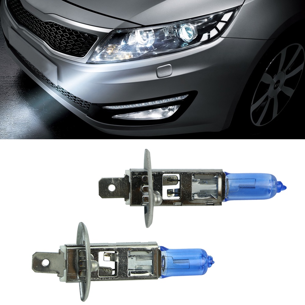 Set 2 Bóng Đèn Pha Xenon 55W 12V H1 6000K Dành Cho Ô Tô