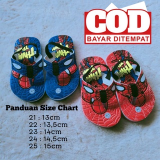 Dép xỏ ngón hình người nhện / siêu anh hùng cho bé trai / giày sandals mới