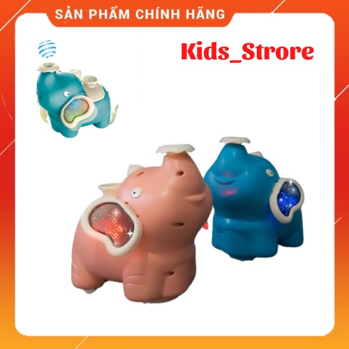 Chú voi làm xiếc thổi bóng phát nhạc có đèn sinh động,Đồ Chơi Thông Minh Cho Bé