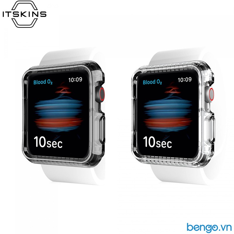 Bộ 2 Ốp Apple Watch 44mm ITSKINS Spectrum // Clear