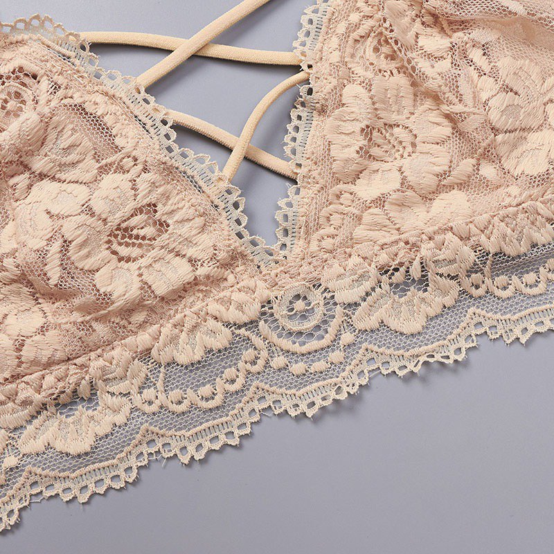 Áo Lót Phối Ren Phong Cách Hàn Quốc Quyến Rũ Dành Cho Nữ