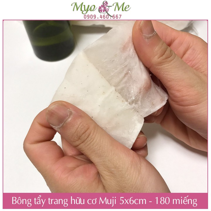 Bông tẩy trang hữu cơ Muji