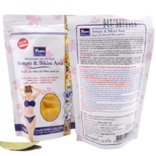 Muối Tắm tẩy tế bào chết Thái Bikini YOKO -Tẩy Tế Bào Chết Vùng Nách và bikini Whitening Spa Salt 220g | BigBuy360 - bigbuy360.vn