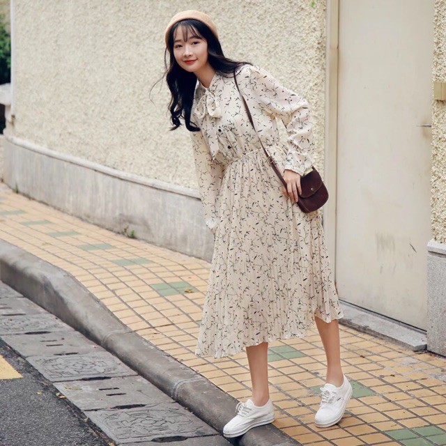 Váy hoa nhí vintage